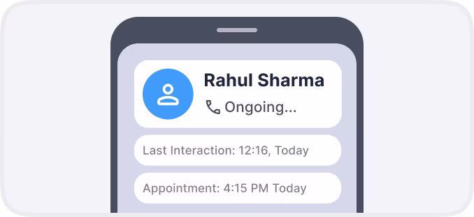Smart Lead Profiles and CRM Contact Cards